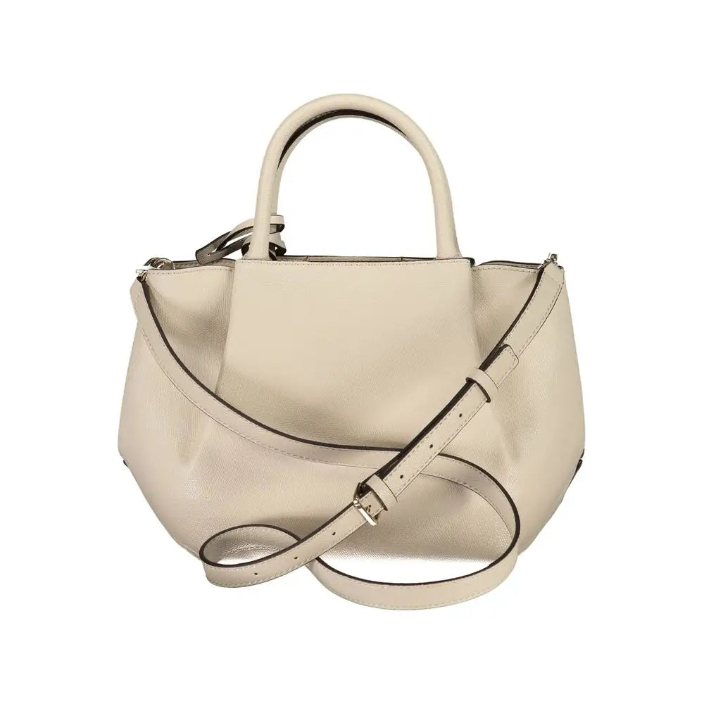 Guess Jeans Beige Polyethylene Handbag - Håndtasker