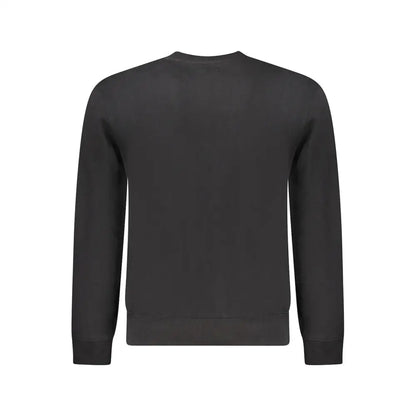 Guess Jeans sort langærmet crewneck sweatshirt, 100% originale brands