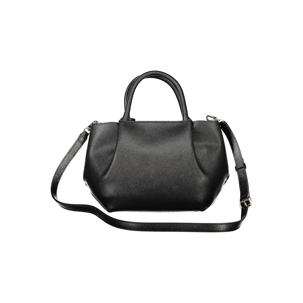 Guess Jeans Black Polyethylene Handbag - Håndtasker