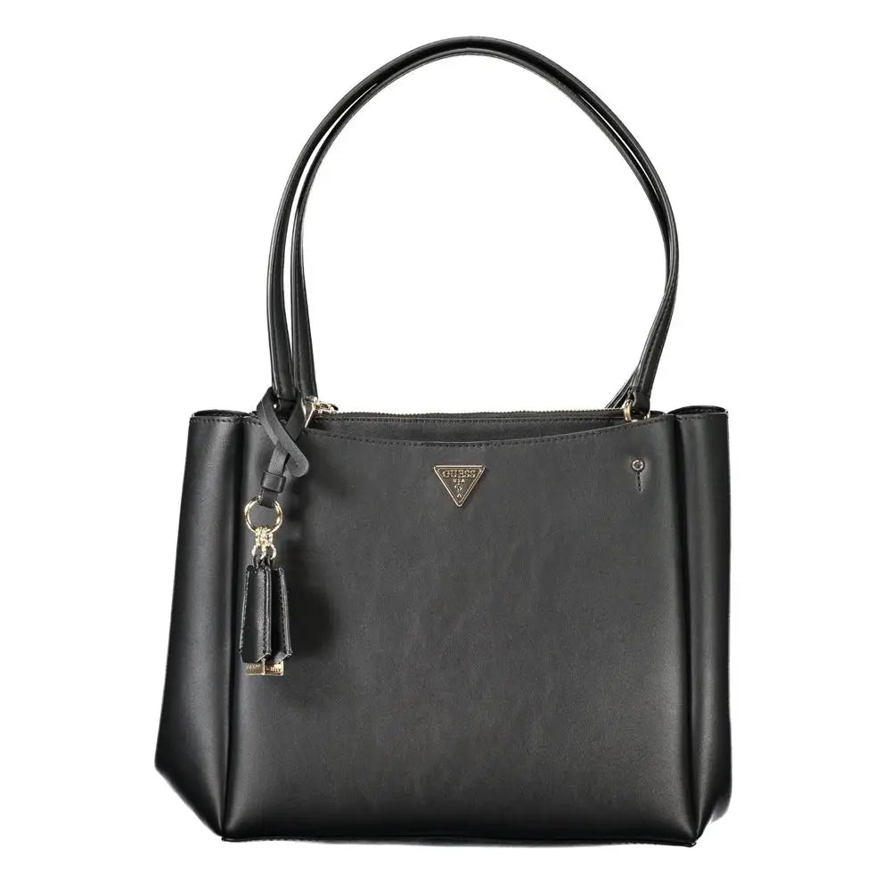Guess Jeans Black Polyethylene Women Handbag - Håndtasker
