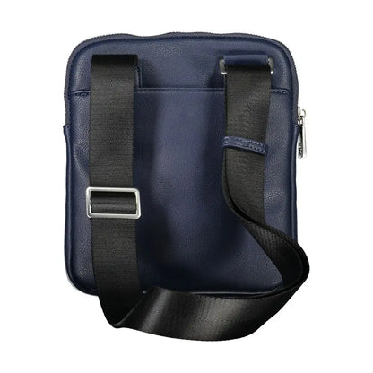 Guess Jeans Blue Polyurethane Men’s Shoulder Bag - Skuldertasker
