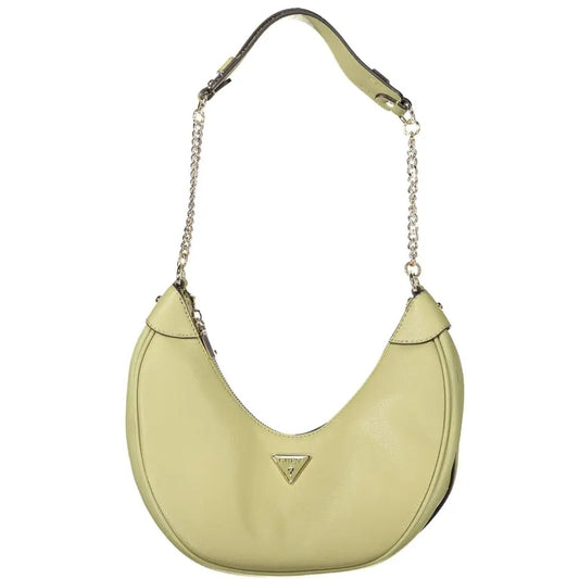 Guess Jeans Green Polyethylene Handbag - Håndtasker