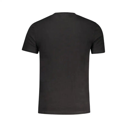 Sort Guess Jeans Nero bomuld herre t-shirt i sort kortærmet crew neck