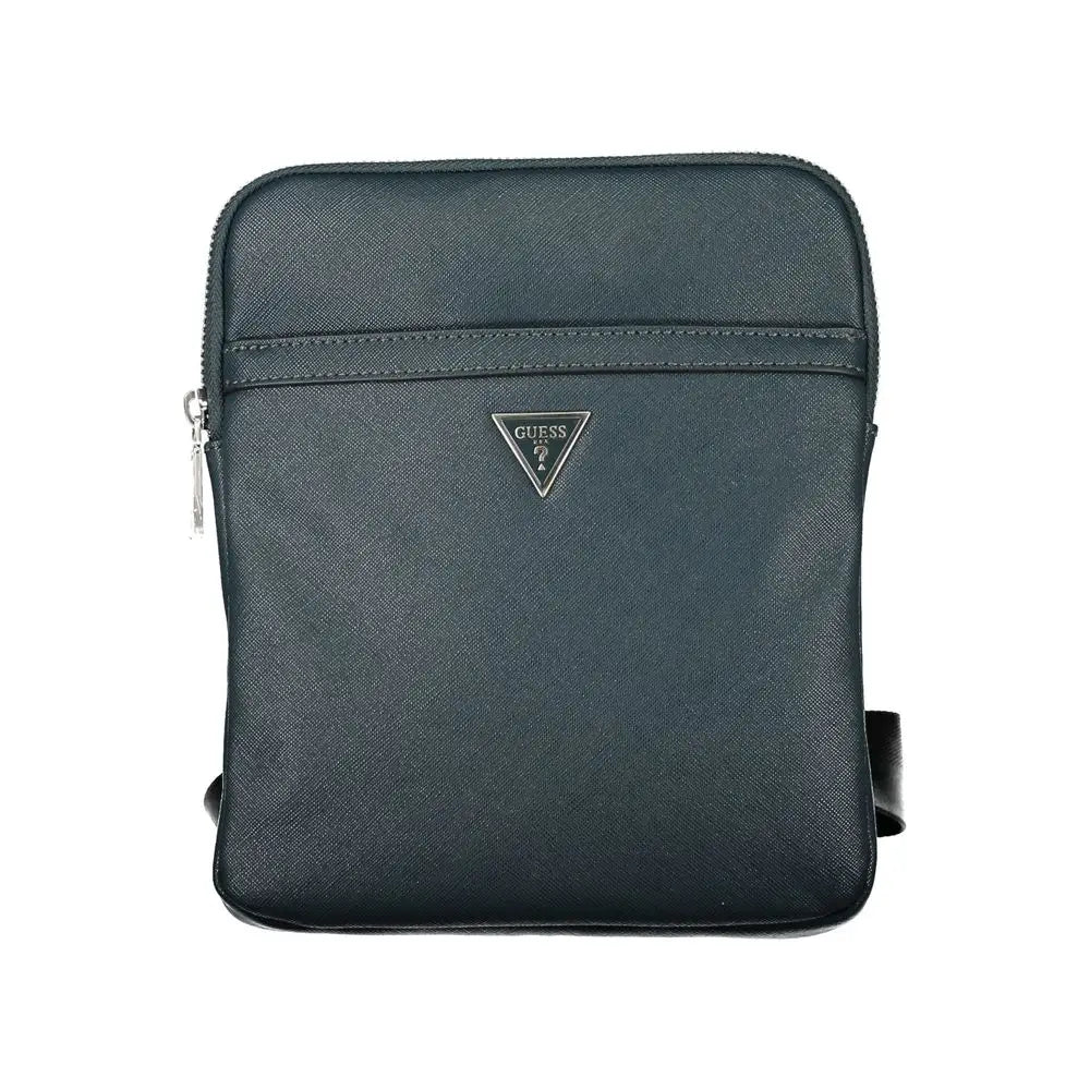 Guess Jeans Verde Polyurethane Men Shoulder Bag - Skuldertasker