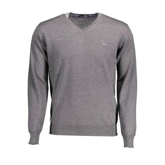 Harmont & Blaine Gray Wool Sweater - XXL - Sweaters