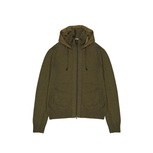 Herno Bicolor Cashmere Hoodie - IT50/L - Hoodies