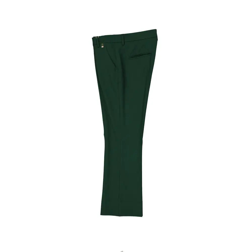 Herno Bicolor Elastane Cropped Pants - 42 - Bukser