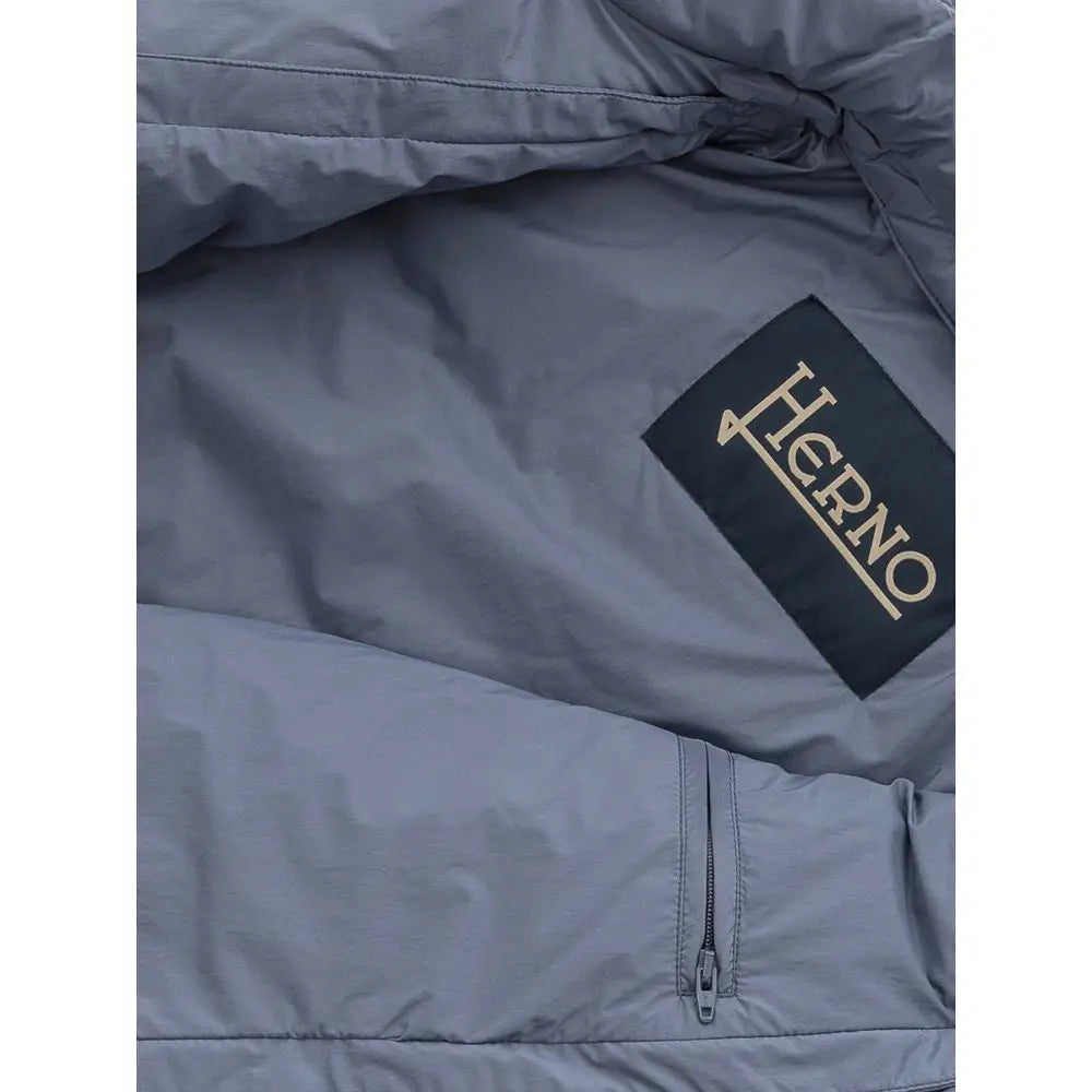 Herno Blue Polyester Jackets & Coat