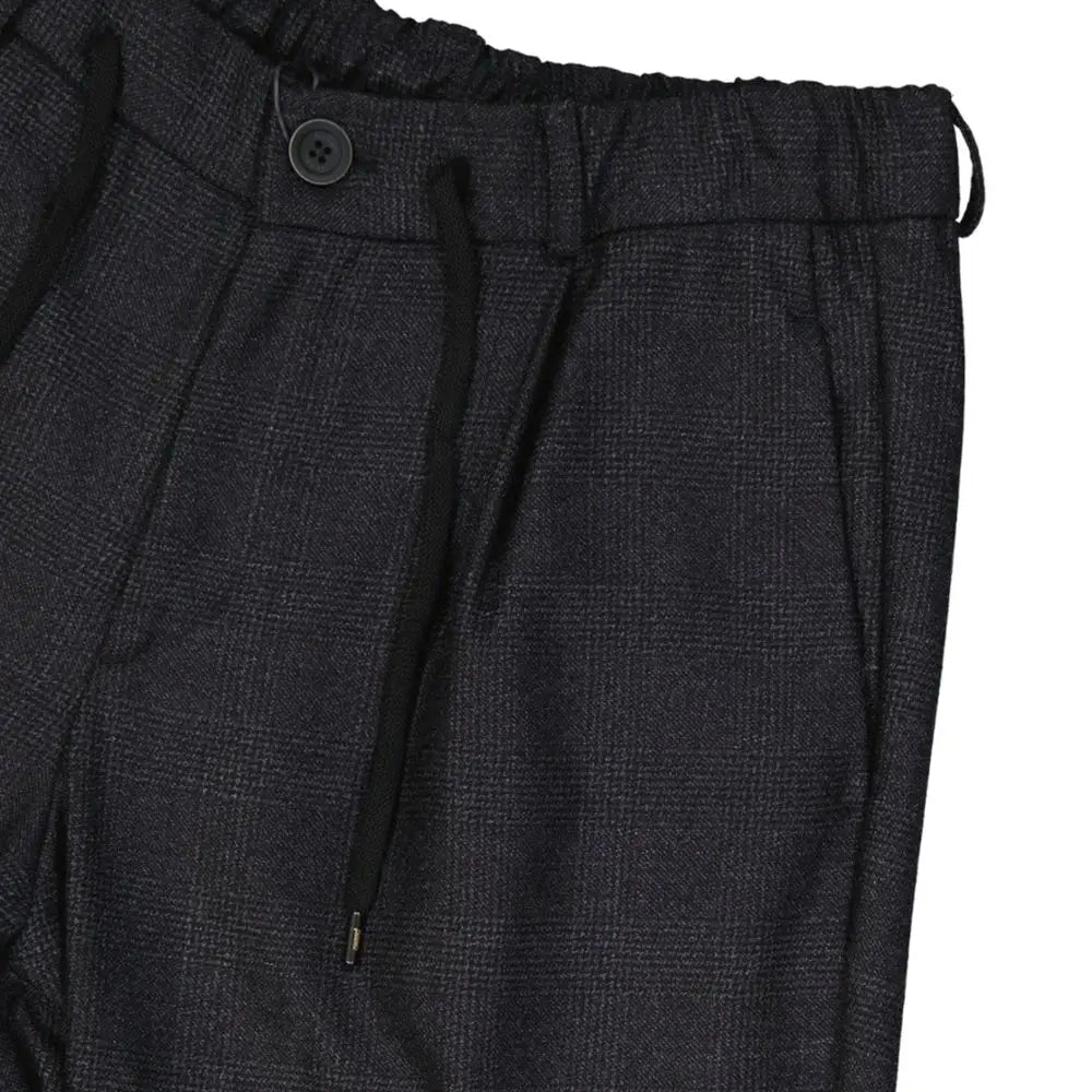 Herno Gray Wool Casual Pants - L - Bukser