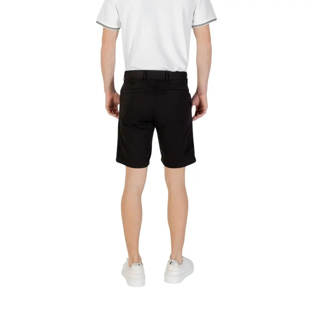 Hugo Boss Black Cotton Bermuda