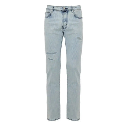 Jacob Cohen Blue Cotton Skinny Jeans - Jeans