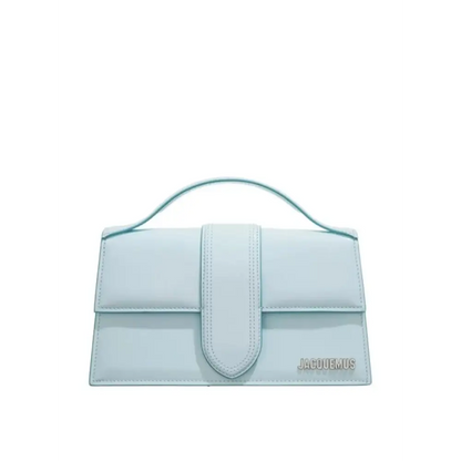 Jacquemus Le Grand Bambino i lys blå læder, 100% originale brands