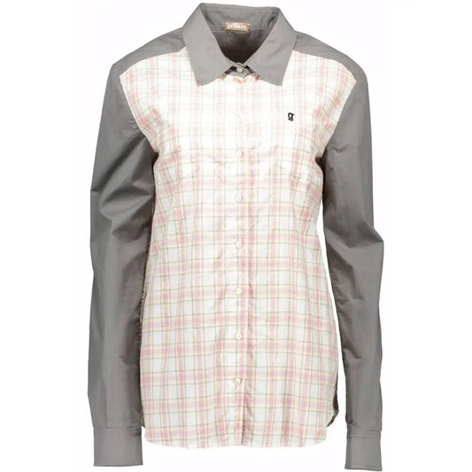 John Galliano Gray Cotton Shirt - 40 - Skjorte