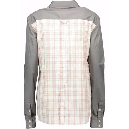 John Galliano Gray Cotton Shirt - 40 - Skjorte