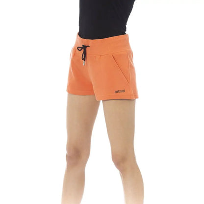 Just Cavalli Orange Cotton Women Short