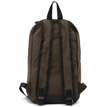 La Martina bicolor polyester backpack i brun nylon med sorte stropper og spænder