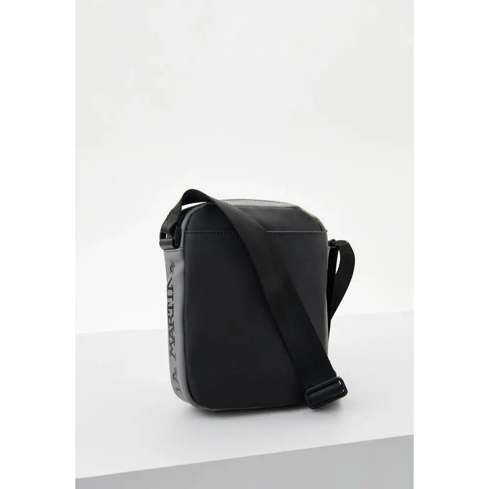 La Martina sort sort polyethylen crossbody taske i sort med moderne design