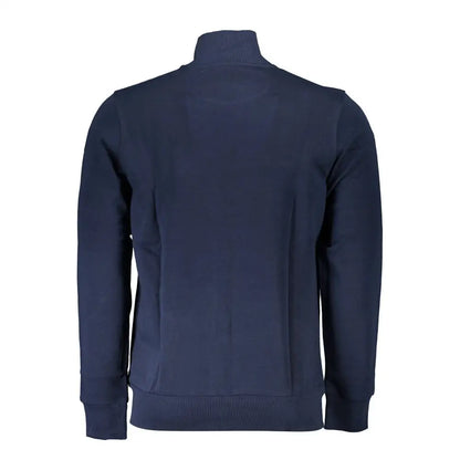 La Martina navy blue turtleneck sweater i bomuld, outlet mærkevarer med 30-70% rabat