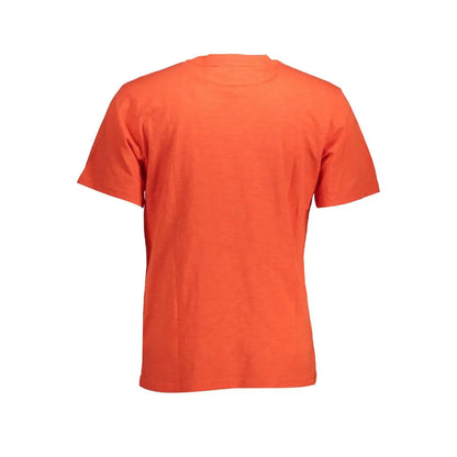 Vibrant La Martina red cotton t-shirt med klassisk crew neck