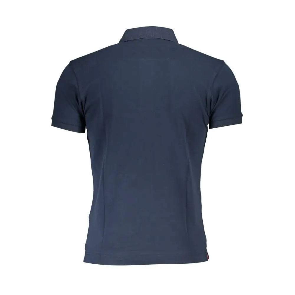 La Martina sleek slim fit polo i marineblå med kontrastdetaljer