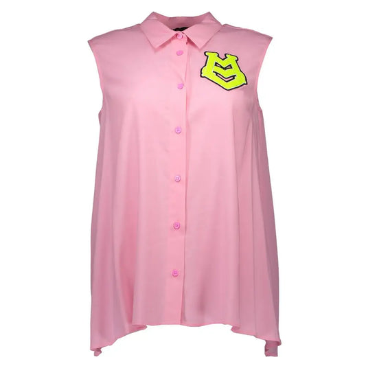 Love Moschino Pink Viscose Shirt - Bluser