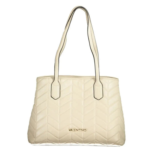 Mario Valentino Beige Polyethylene Women Handbag - Håndtasker