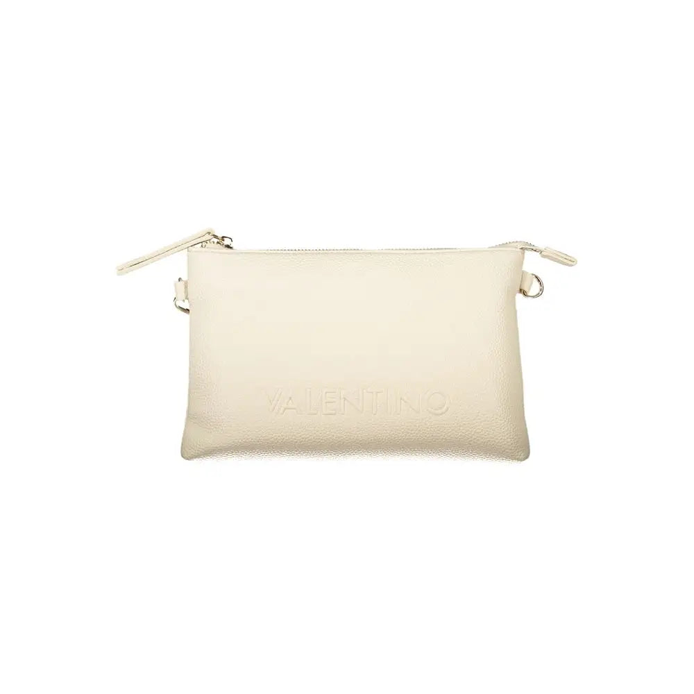 Mario Valentino Beige Polyurethane Women Handbag - Håndtasker