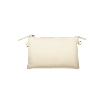 Mario Valentino Beige Polyurethane Women Handbag - Håndtasker