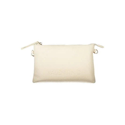 Mario Valentino Beige Polyurethane Women Handbag - Håndtasker