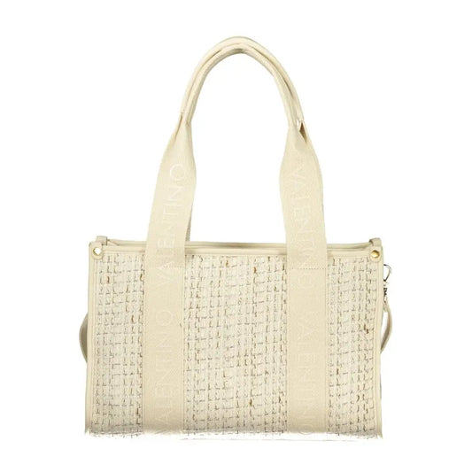 Mario Valentino Bianco Polyester Woman Handbag - Håndtasker
