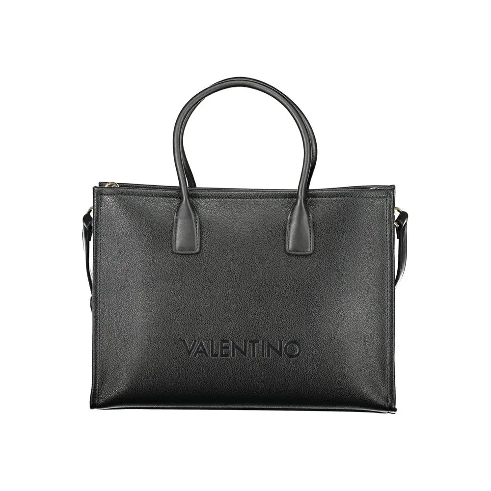 Mario Valentino Black Polyurethane Women Handbag - Håndtasker