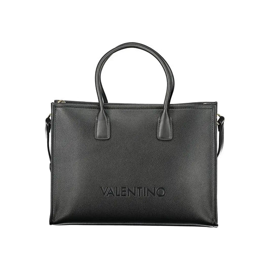 Mario Valentino Black Polyurethane Women Handbag - Håndtasker
