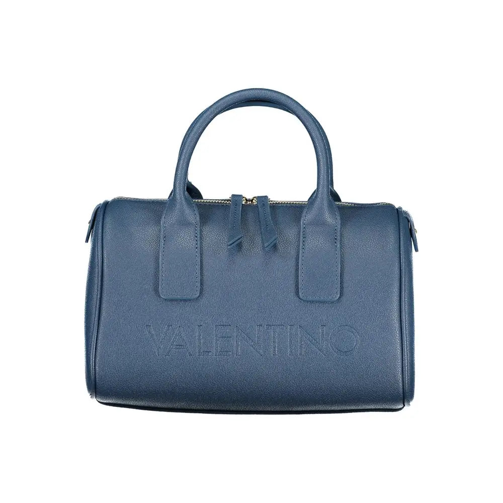 Mario Valentino Blu Polyurethane Woman Handbag - Håndtasker
