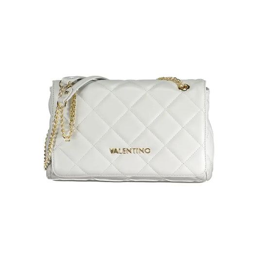 Mario Valentino Grigio quilted handbag with gold chain strap