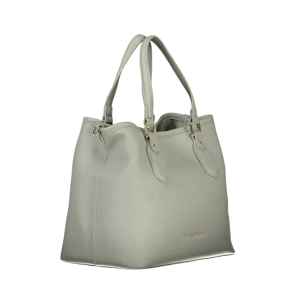 Mario Valentino Grigio Polyurethane Women Handbag - Håndtasker