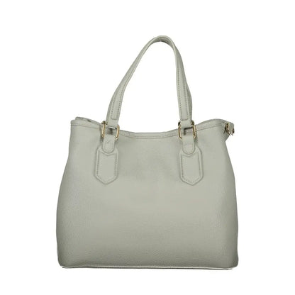 Mario Valentino Grigio Polyurethane Women Handbag - Håndtasker