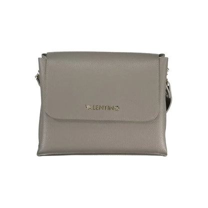 Sleek Mario Valentino Grigio crossbody bag in polyurethane