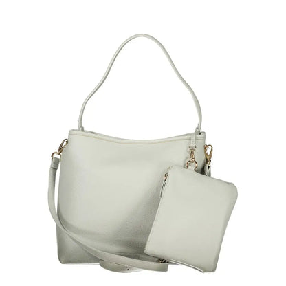 Mario Valentino Grigio Polyurethane Women Shoulder Bag - Skuldertasker