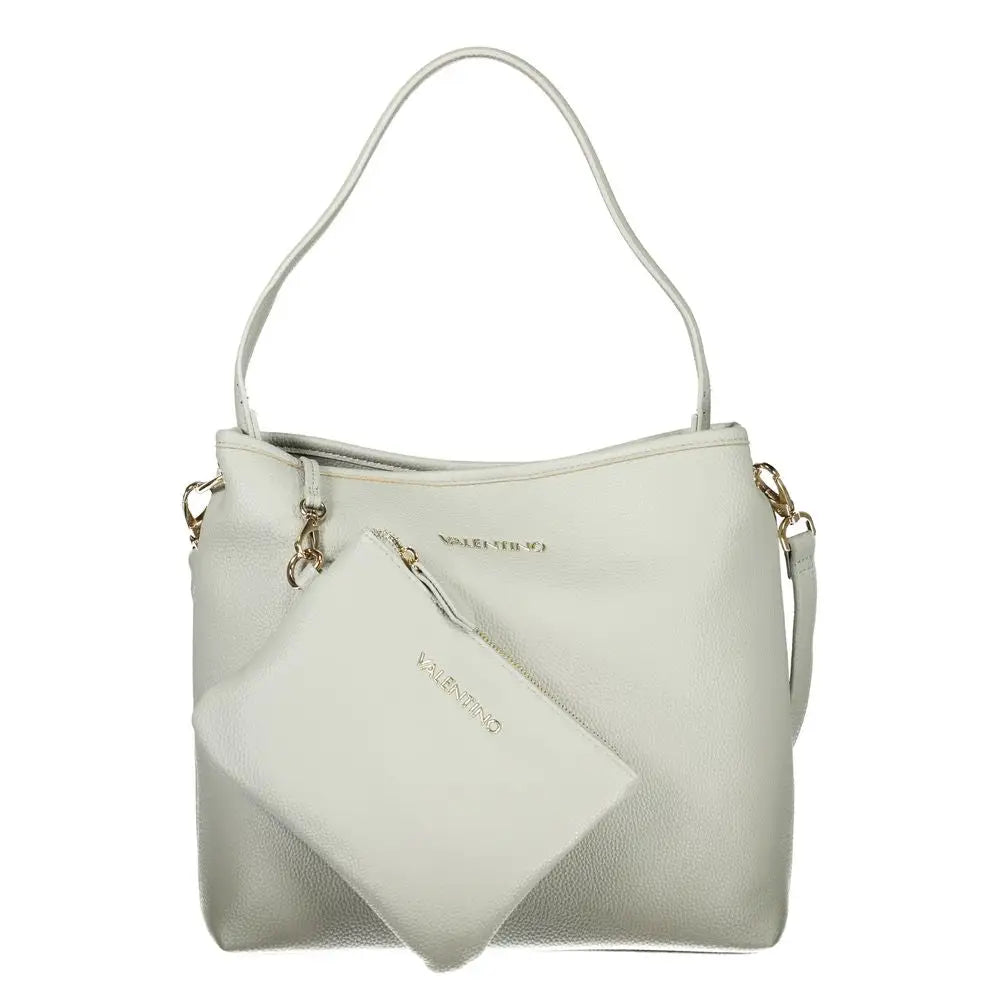 Mario Valentino Grigio Polyurethane Women Shoulder Bag - Skuldertasker