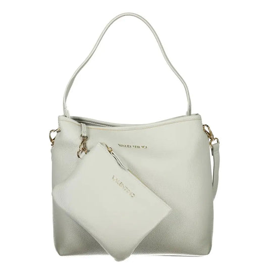 Mario Valentino Grigio Polyurethane Women Shoulder Bag - Skuldertasker