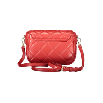 Mario Valentino rød quiltet crossbody taske, 100% originale brands