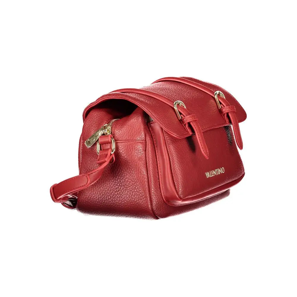 Mario Valentino Rosso Poliuretano Women Shoulder Bag - Skuldertasker