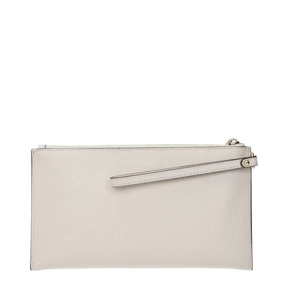 Michael Kors Beige Leather Clutch Bags