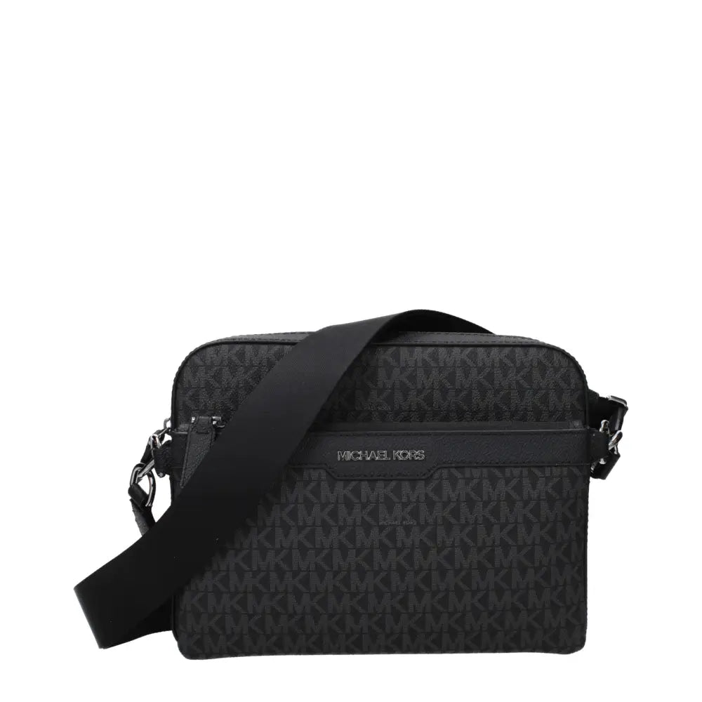 Michael Kors Black Fabric Crossbody Bag - Crossbody tasker
