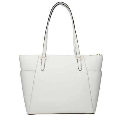 Michael Kors hvid læder skulder taske, 100% originale brands fra outlet mærkevarer