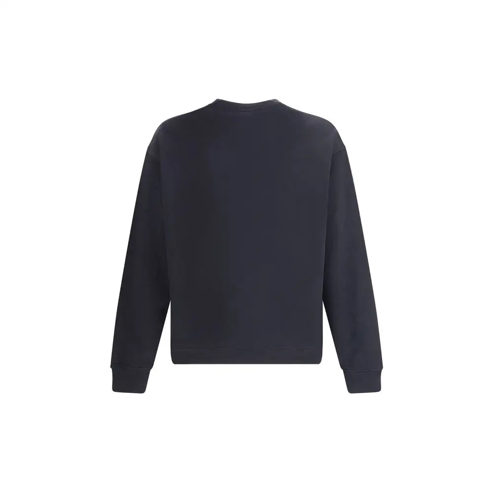 Sort Moschino bomuldssweatshirt med blødt stof og lange ærmer