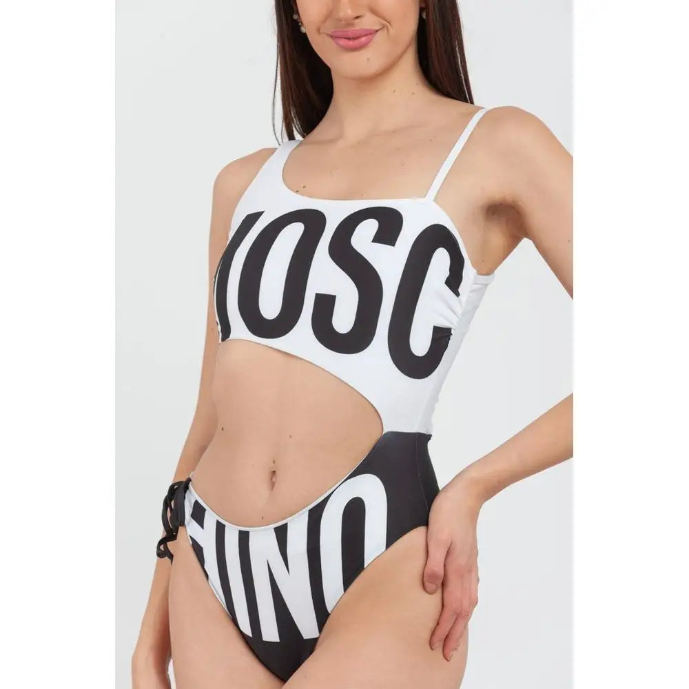 Moschino one-piece badebad i polyester, 100% originale brands, spar 30-70%