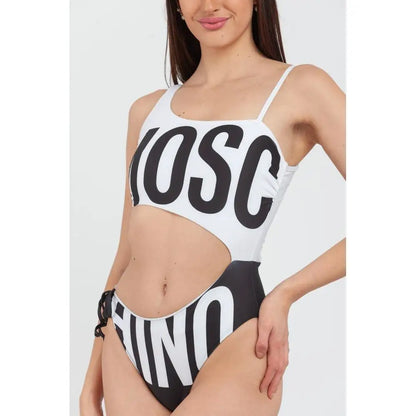 Moschino one-piece badebad i polyester, 100% originale brands, spar 30-70%