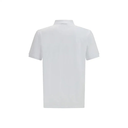 Moschino White Cotton Polo Shirt - Polo Shirts