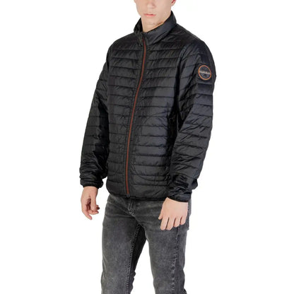 Napapijri Black Polyamide Jackets & Coat